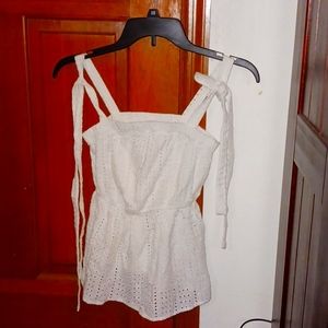 Sim and Sam white shirt